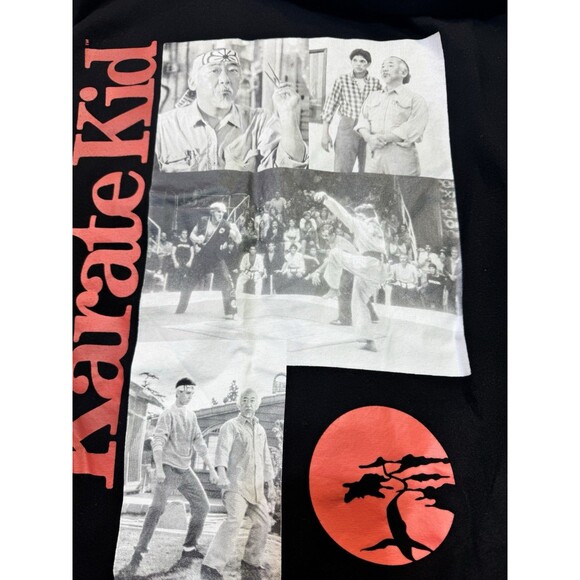 The Karate Kid Movie T-Shirt Long Sleeve Daniel LaRusso Mr Miyagi Size XL double - Picture 1 of 9